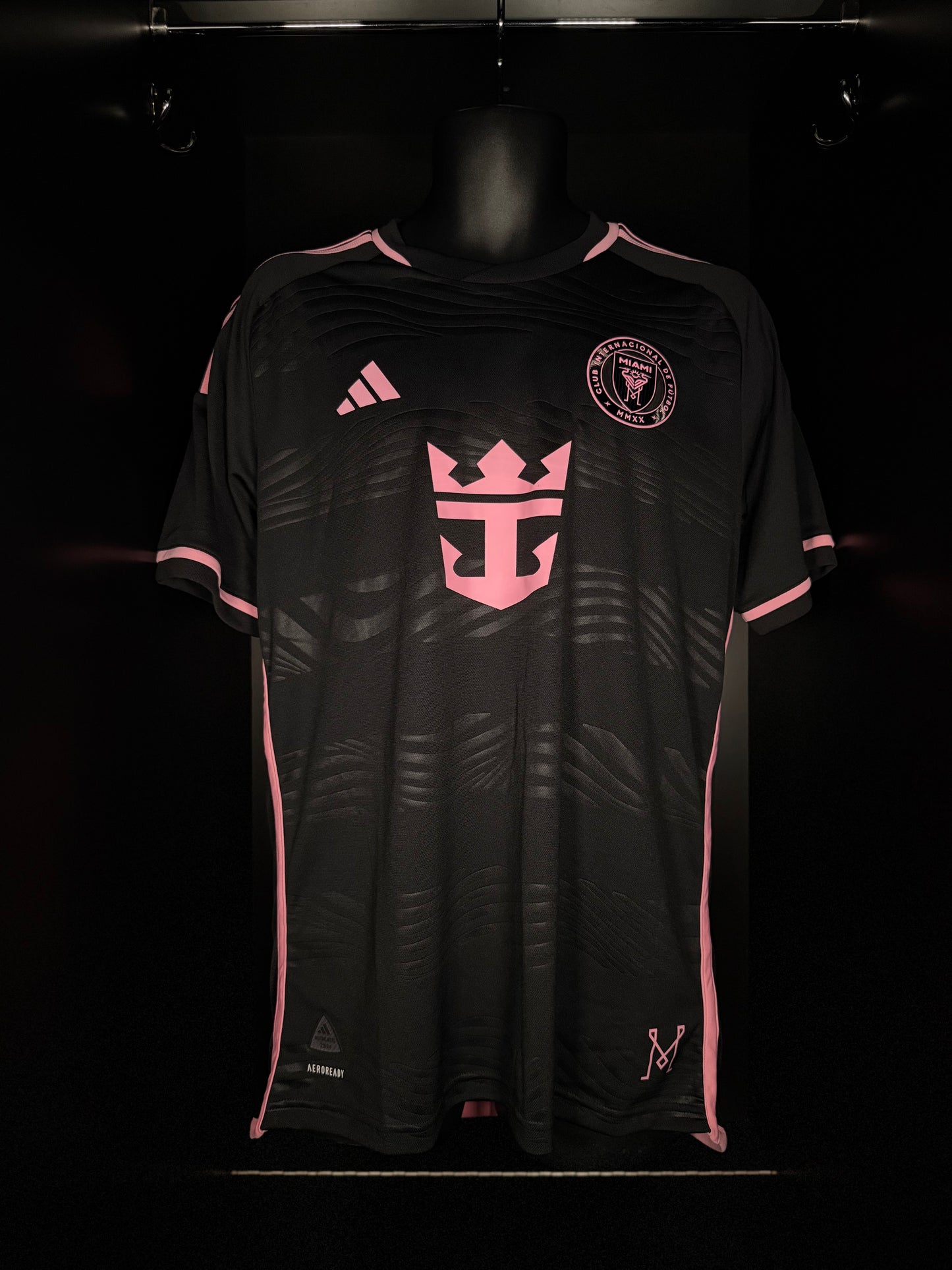 2023-2024 Inter Miami Messi Home Kit Soccer Jersey Shirt adidas Large Authentic
