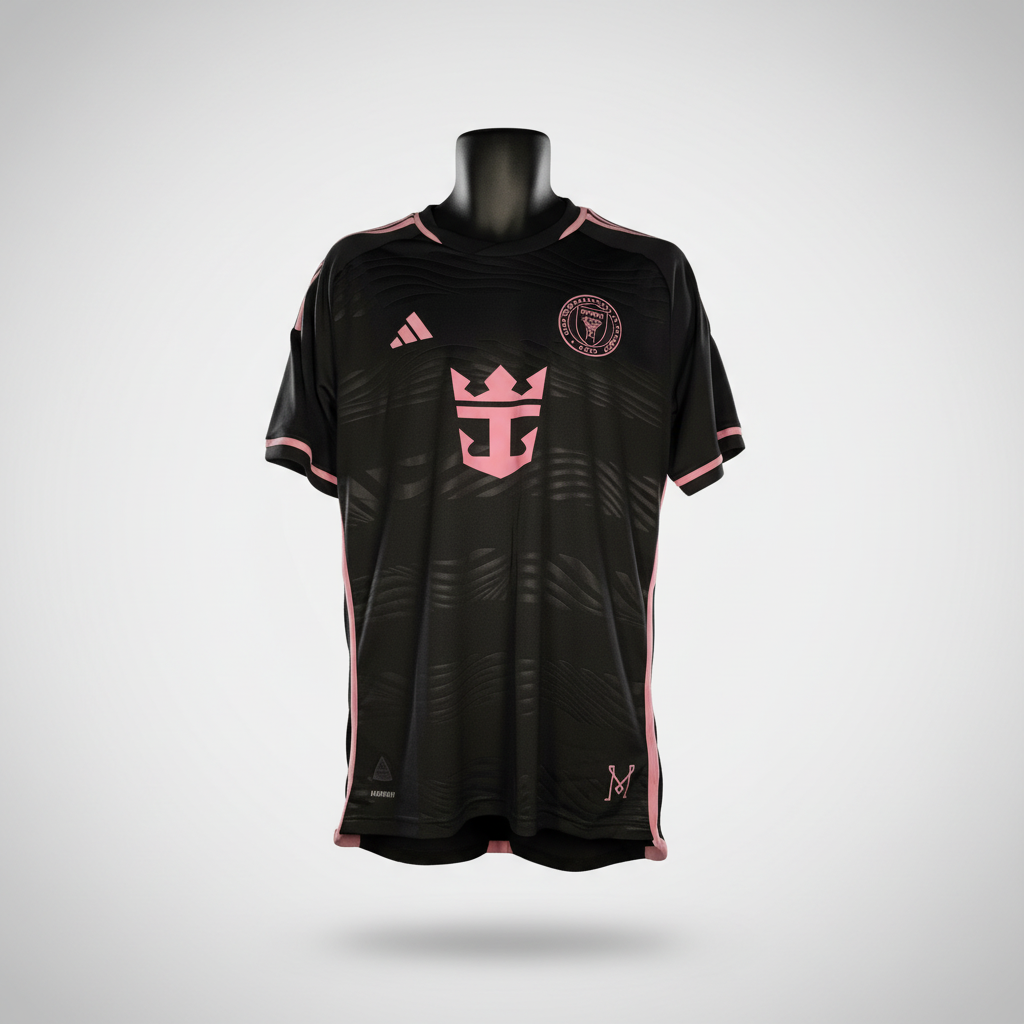 2023-2024 Inter Miami Messi Home Kit Soccer Jersey Shirt adidas Large Authentic