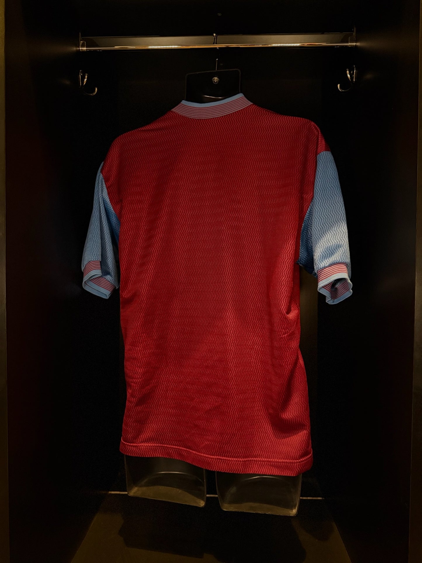 1997-1998 Aston Villa HOME Kit Soccer Jersey Football Shirt Reebok Medium Authentic
