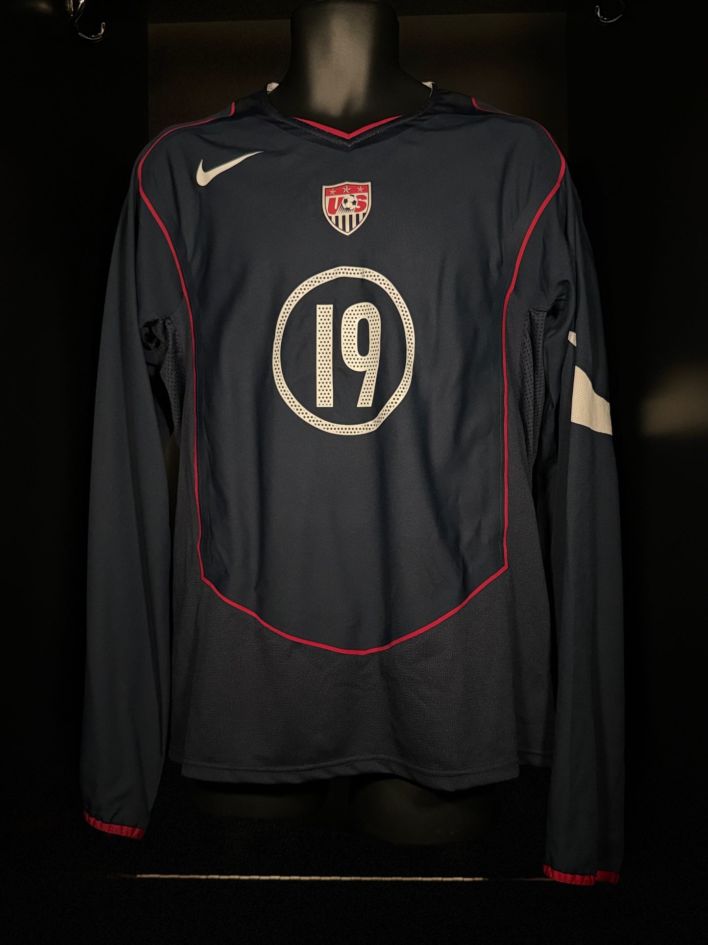 2004-2006 United States (USA) AWAY Kit Soccer Jersey Shirt Nike Large Authentic