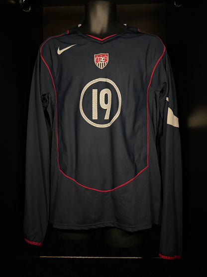 2004-2006 United States (USA) AWAY Kit Soccer Jersey Shirt Nike Large Authentic