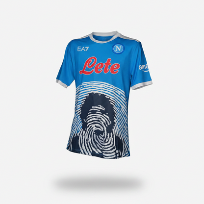 2021-2022 SSC Napoli "Maradona" THIRD Kit Soccer Jersey Football Shirt EA7 Medium Authentic
