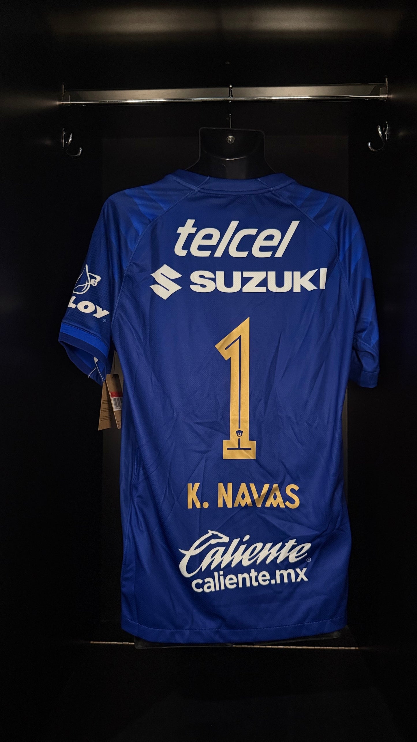 2025-2026 Pumas UNAM K.Navas AWAY Kit Soccer Jersey Football Shirt Nike Large Authentic