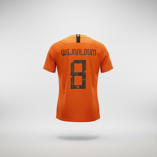 2018-2019 Netherlands Wijnaldum HOME Kit Soccer Jersey Shirt Nike Medium Authentic