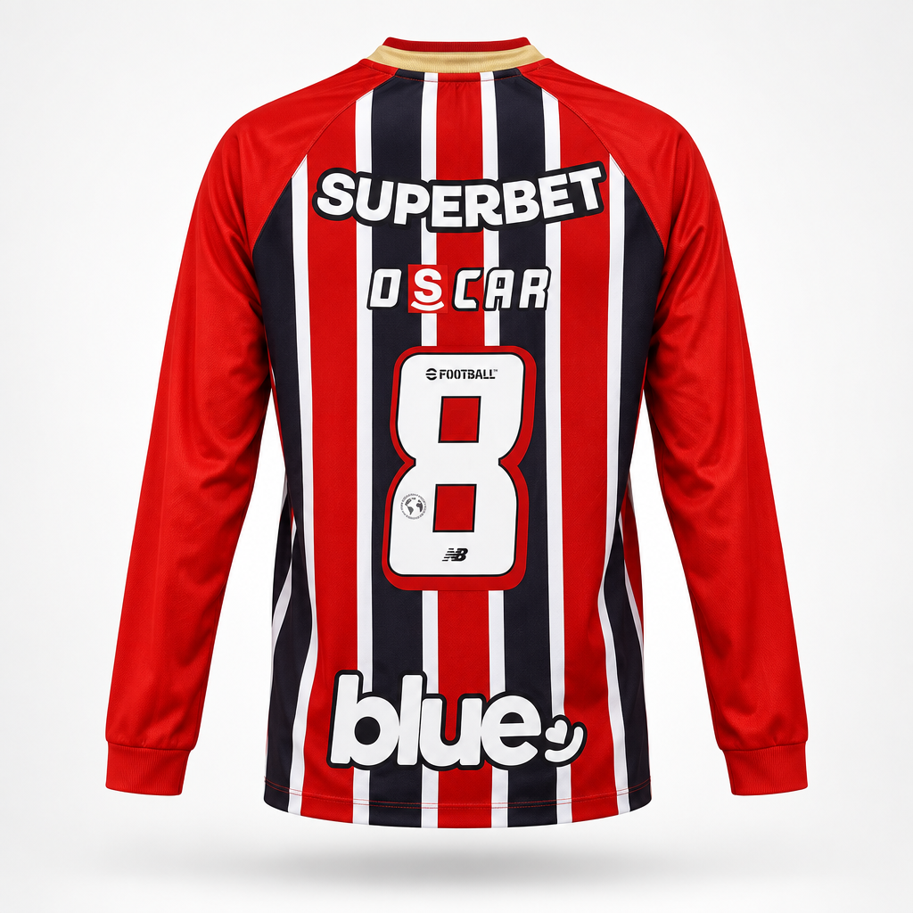 2025-2026 São Paulo FC Oscar AWAY Kit Soccer Jersey Football Shirt New Balance Medium Authentic