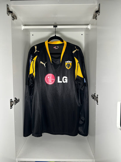 AEK Athens #77 - Puma - 2007/2008 - AWAY Kit