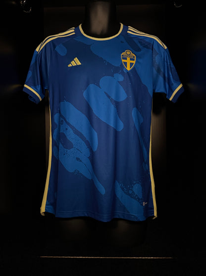 2023-2024 Sweden AWAY Kit Soccer Jersey Shirt adidas Medium Authentic