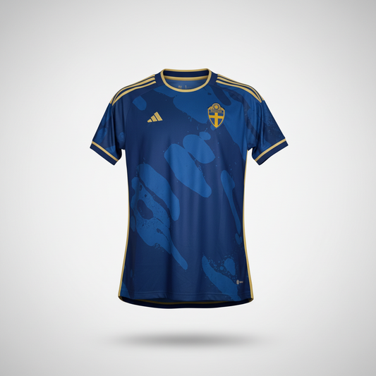2023-2024 Sweden AWAY Kit Soccer Jersey Shirt adidas Medium Authentic