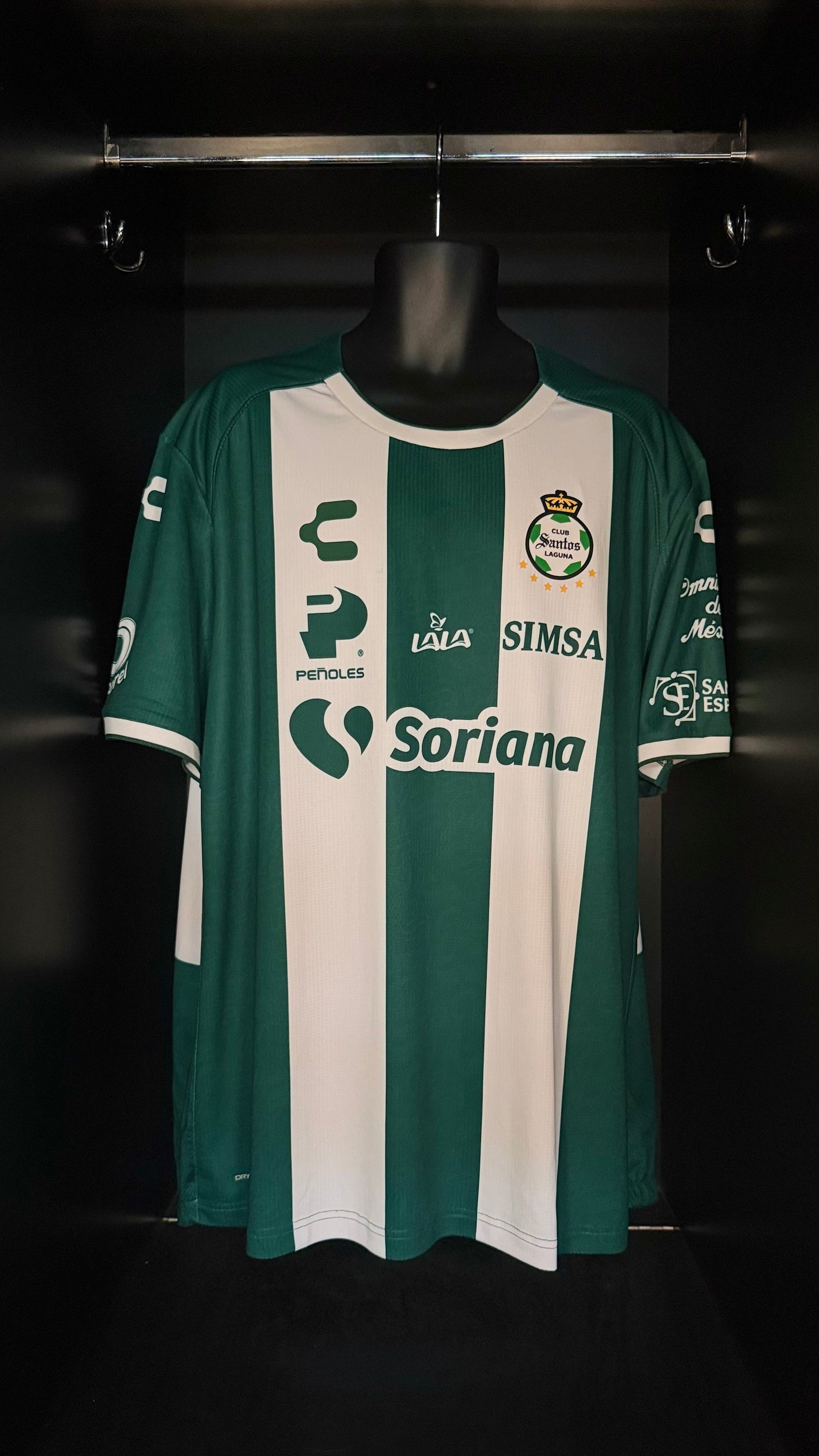 2024-2025 Santos Laguna HOME Kit Soccer Jersey Football Shirt Charly XXL Authentic