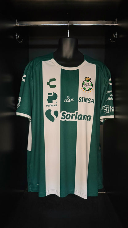 2024-2025 Santos Laguna HOME Kit Soccer Jersey Football Shirt Charly XXL Authentic