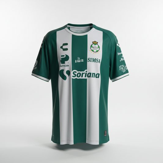 2024-2025 Santos Laguna HOME Kit Soccer Jersey Football Shirt Charly XXL Authentic