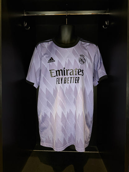 2022-2023 Real Madrid Rodrygo AWAY Kit Soccer Jersey Football Shirt adidas Large Authentic