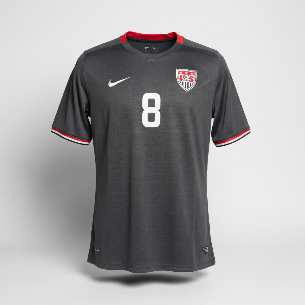 2008-2009 United States (USA) Dempsey AWAY Kit Soccer Jersey Shirt Nik ...