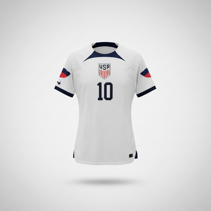 2022-2023 United States (USA) Pulisic HOME Kit Soccer Jersey Shirt Nike Large Authentic