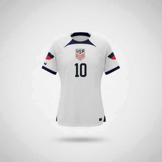 2022-2023 United States (USA) Pulisic HOME Kit Soccer Jersey Shirt Nike L Authentic