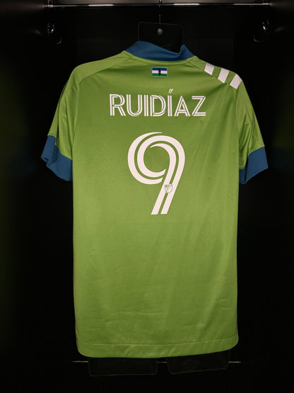 2020-2021 Seattle Sounders Ruidiaz HOME Kit Soccer Jersey Shirt adidas Medium Authentic