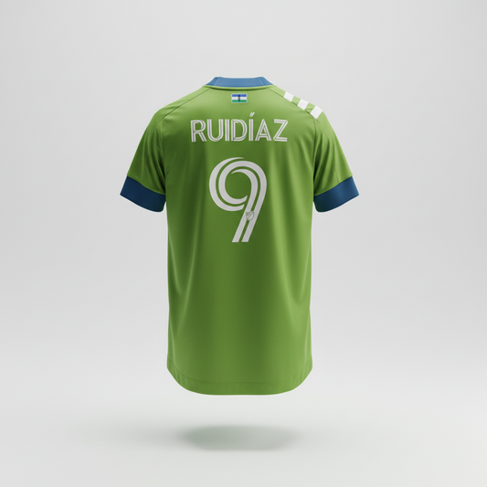 2020-2021 Seattle Sounders Ruidiaz HOME Kit Soccer Jersey Shirt adidas Medium Authentic