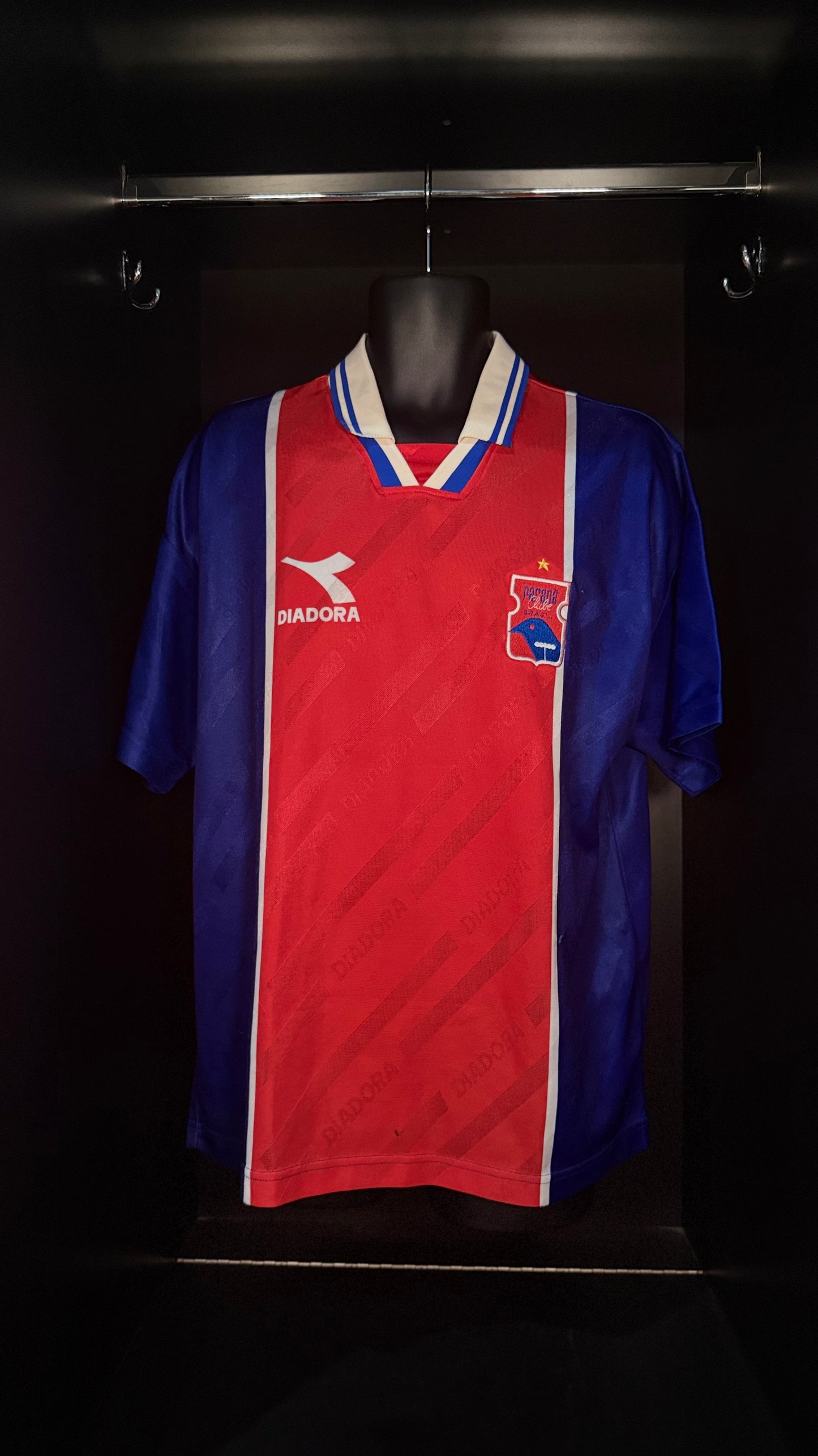 1997-1998 Paraná Clube THIRD Kit Soccer Jersey Football Shirt Diadora Large Authentic