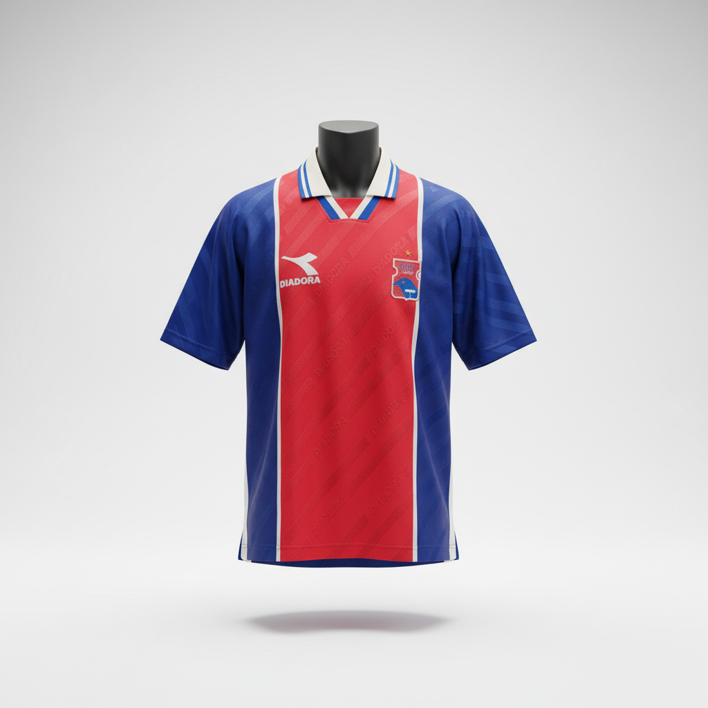 1997-1998 Paraná Clube THIRD Kit Soccer Jersey Football Shirt Diadora Large Authentic