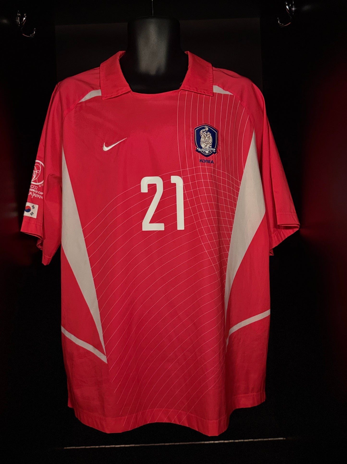 2002-2003 South Korea J S Park HOME Kit Soccer Jersey Shirt Nike XL Authentic