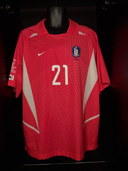 2002-2003 South Korea J S Park HOME Kit Soccer Jersey Shirt Nike XL Authentic