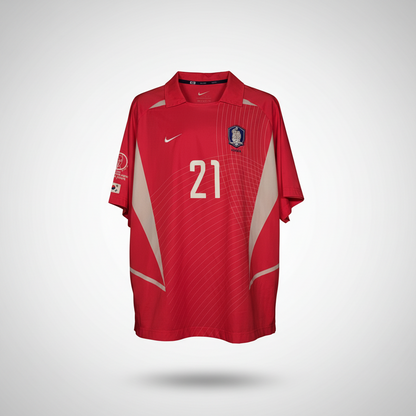 2002-2003 South Korea J S Park HOME Kit Soccer Jersey Shirt Nike XL Authentic