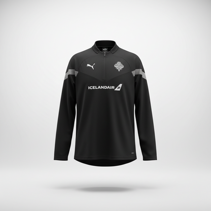 2024-2025 Iceland Staff 1/4 Top - JACKET Soccer Jersey Shirt - adidas Large Authentic
