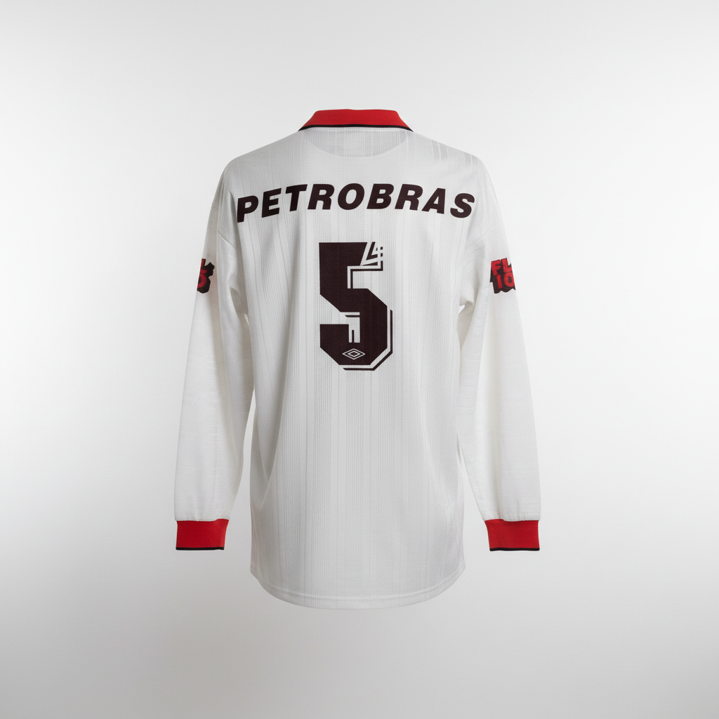 1996-1997 Flamengo AWAY Kit Soccer Jersey Football Kit Umbro Medium Authentic