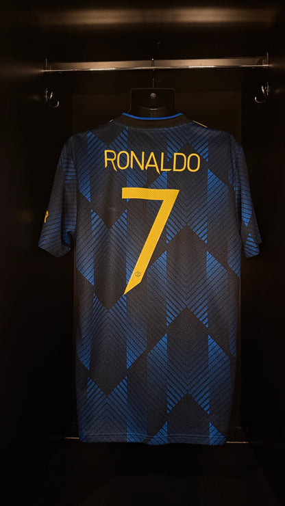 2021-2022 Manchester United Ronaldo THIRD Kit Soccer Jersey Football Shirt adidas Large Authentic