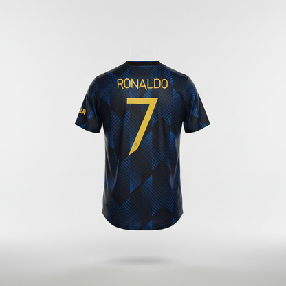 2021-2022 Manchester United Ronaldo THIRD Kit Soccer Jersey Football Shirt adidas Large Authentic