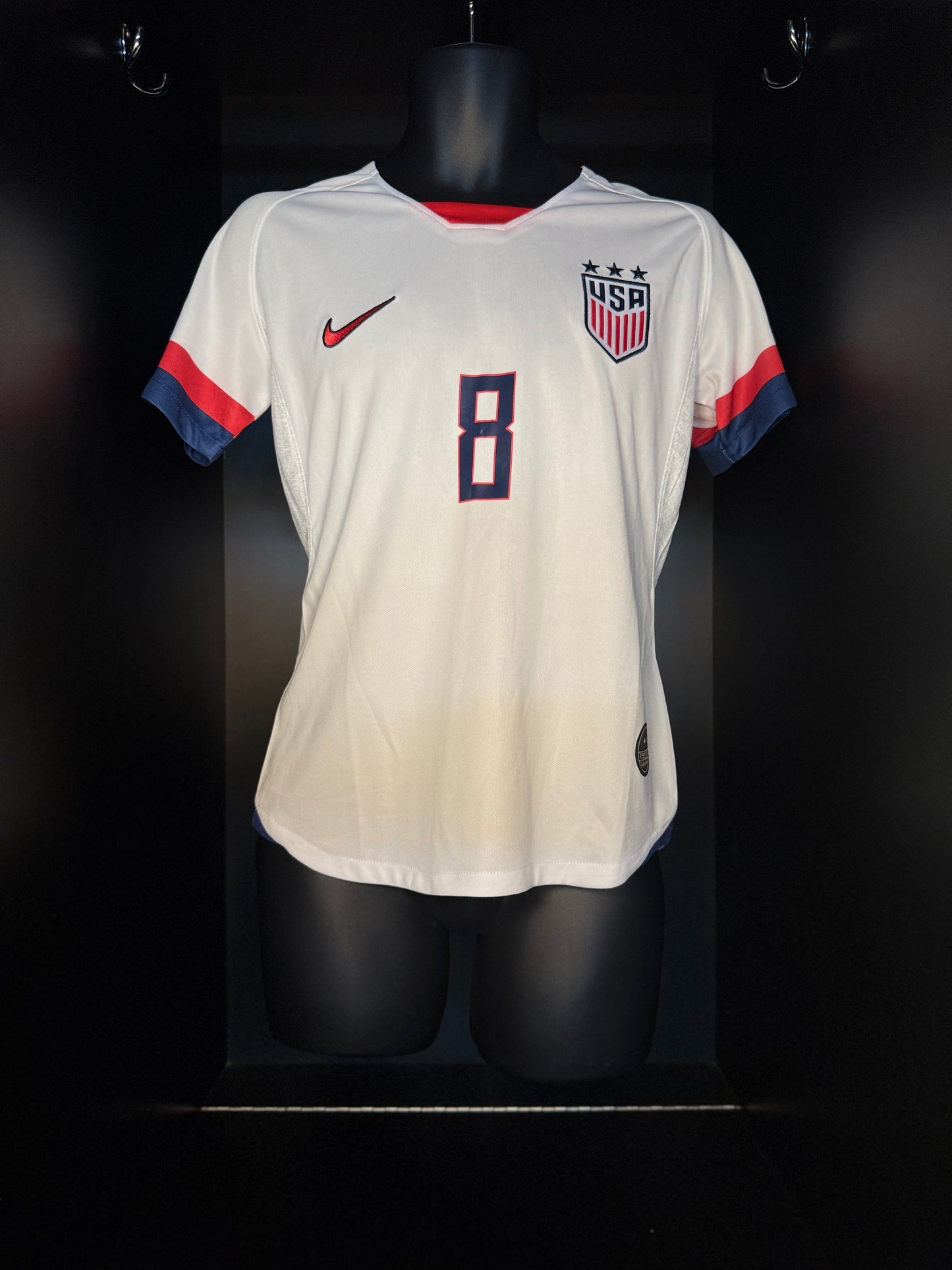 2019-2020 United States (USA - USWNT) Ertz #8 HOME Kit Soccer Jersey Shirt Nike Large Authentic