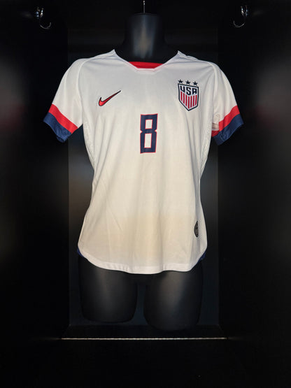 2019-2020 United States (USA - USWNT) Ertz #8 HOME Kit Soccer Jersey Shirt Nike Large Authentic