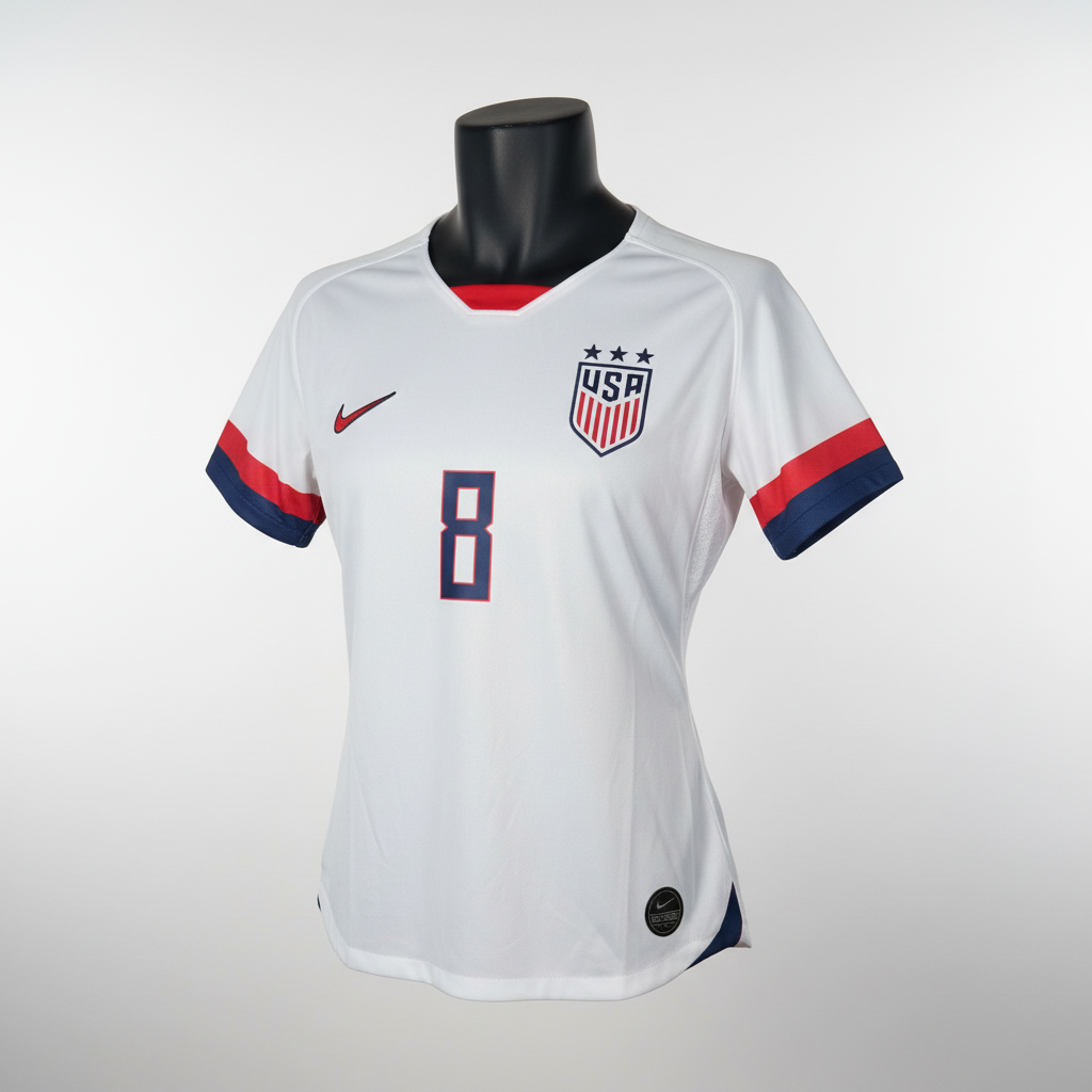 2019-2020 United States (USA - USWNT) Ertz #8 HOME Kit Soccer Jersey Shirt Nike Large Authentic
