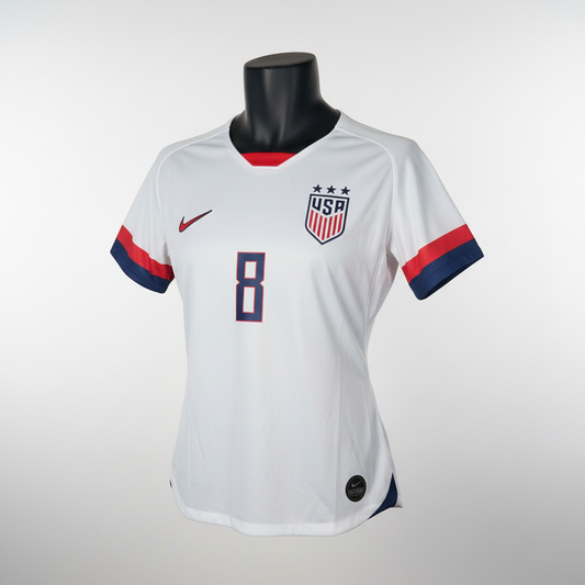 2019-2020 United States (USA - USWNT) Ertz #8 HOME Kit Soccer Jersey Shirt Nike Large Authentic