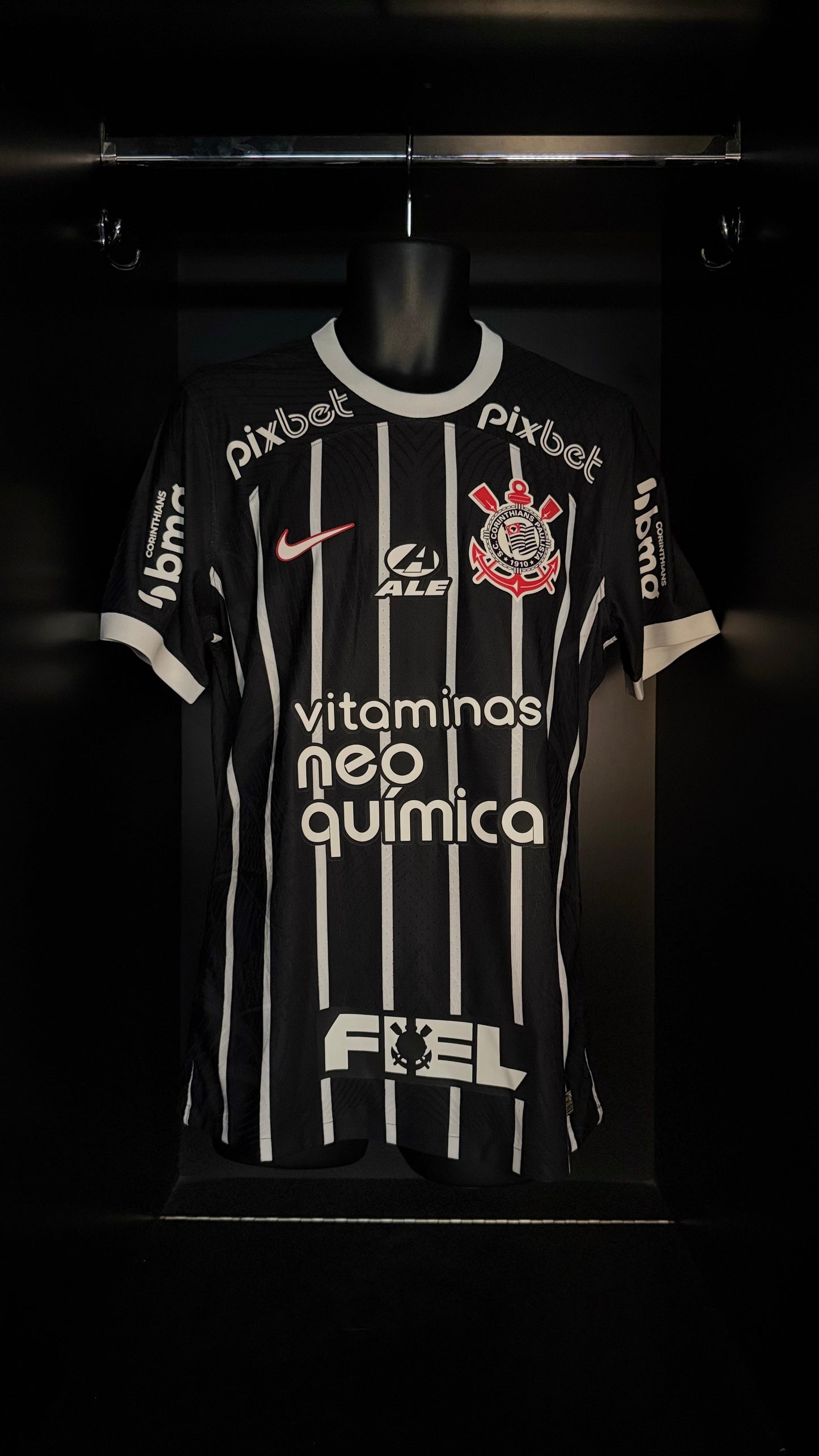 2023-2024 Corinthians Yuri Alberto AWAY Kit Soccer Jersey Football Shirt Nike Medium Authentic
