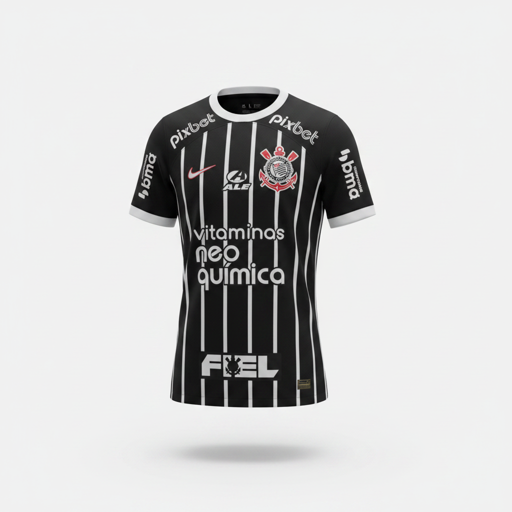 2023-2024 Corinthians Yuri Alberto AWAY Kit Soccer Jersey Football Shirt Nike Medium Authentic