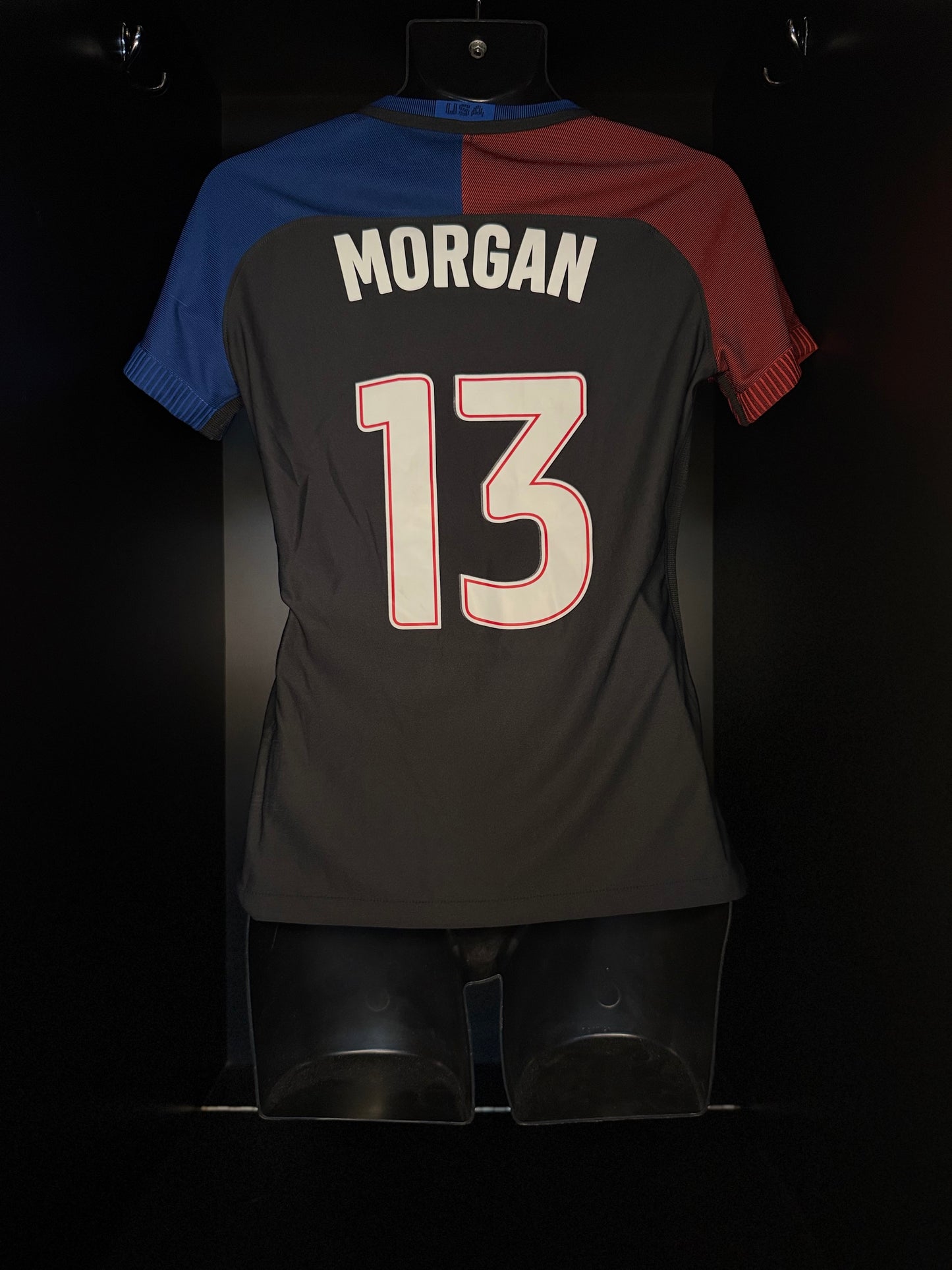 2016-2017 United States (USA - USWNT Olympics) Morgan AWAY Kit Soccer Jersey Shirt Nike Medium Authentic