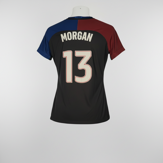 2016-2017 United States (USA - USWNT Olympics) Morgan AWAY Kit Soccer Jersey Shirt Nike Medium Authentic