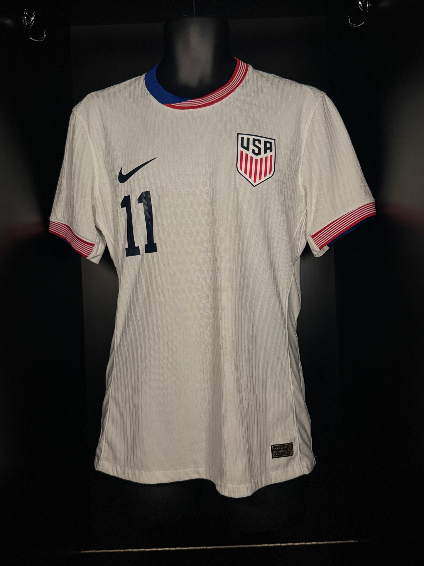 2024-2025 United States (USA) HOME Kit Soccer Jersey Shirt Nike Medium Authentic