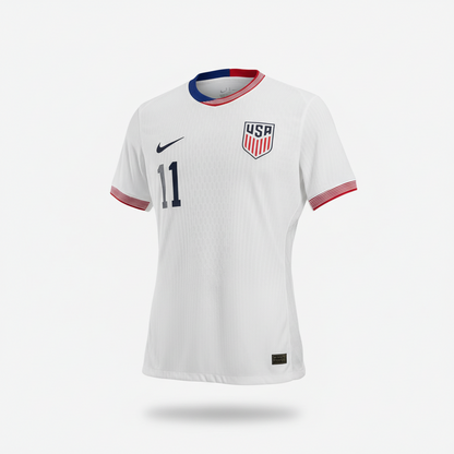 2024-2025 United States (USA) HOME Kit Soccer Jersey Shirt Nike Medium Authentic