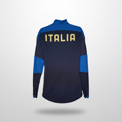 2020-2021 Italy 1/4 Zip TOP JACKET Soccer Puma Small Authentic