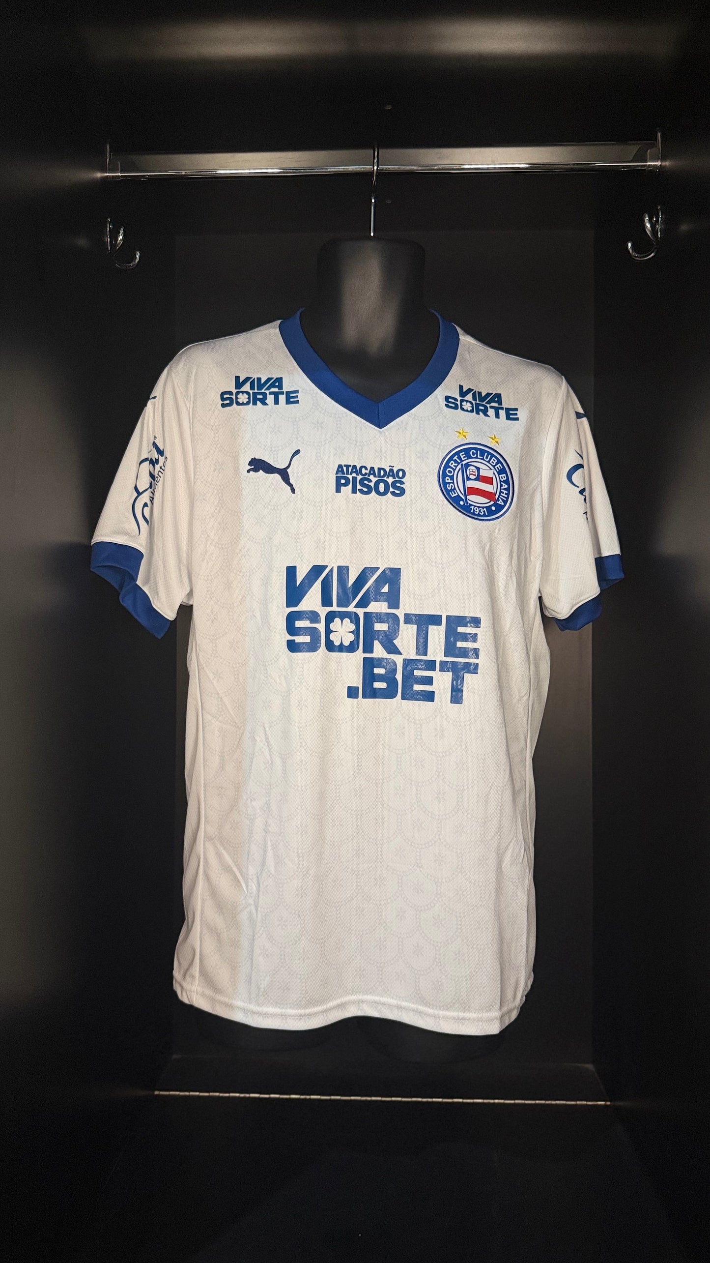 2025-2026 Esporte Clube Bahia E. Ribeiro HOME Kit Soccer Jersey Football Shirt Puma Medium Authentic