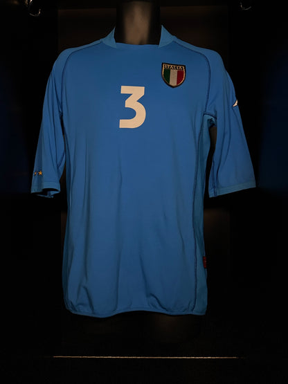 2000-2002 Italy Maldini HOME Kit Soccer Jersey Shirt Kappa XL Authentic