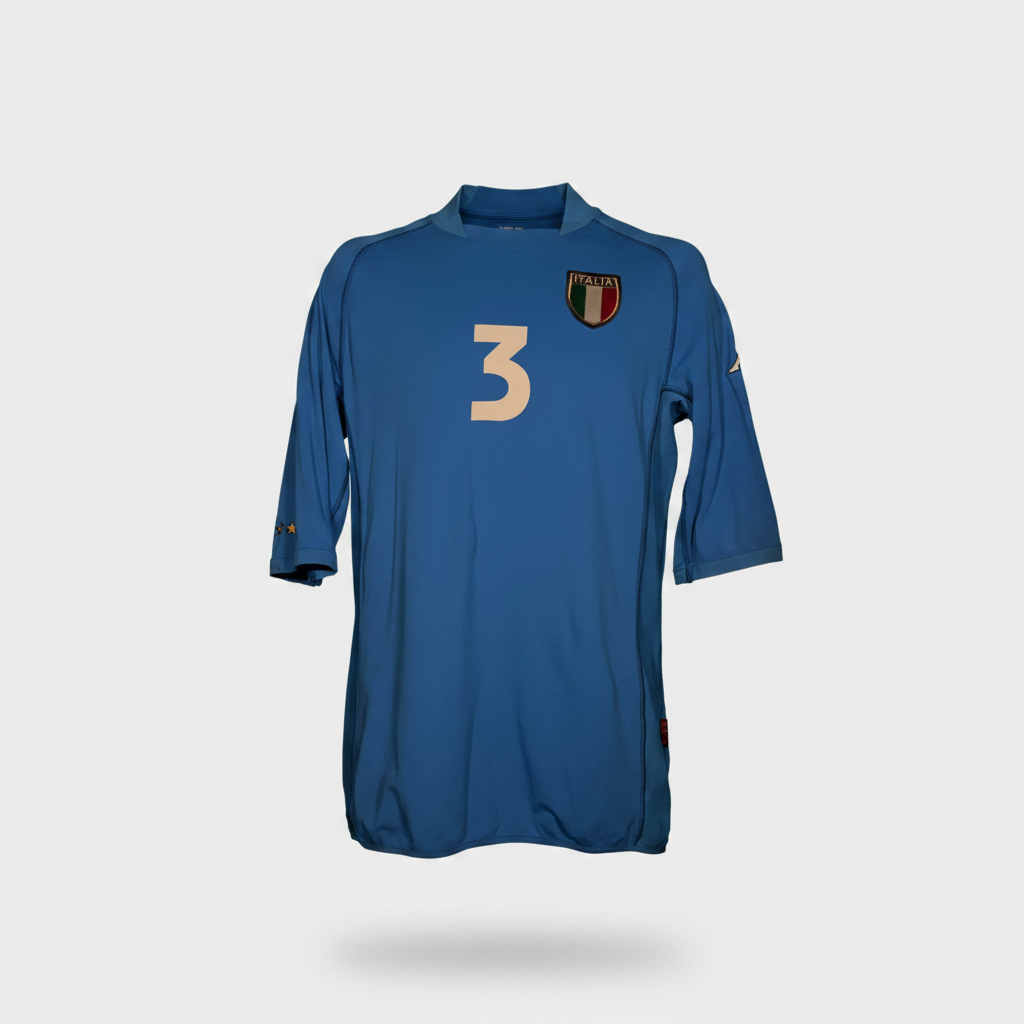 2000-2002 Italy Maldini HOME Kit Soccer Jersey Shirt Kappa XL Authentic