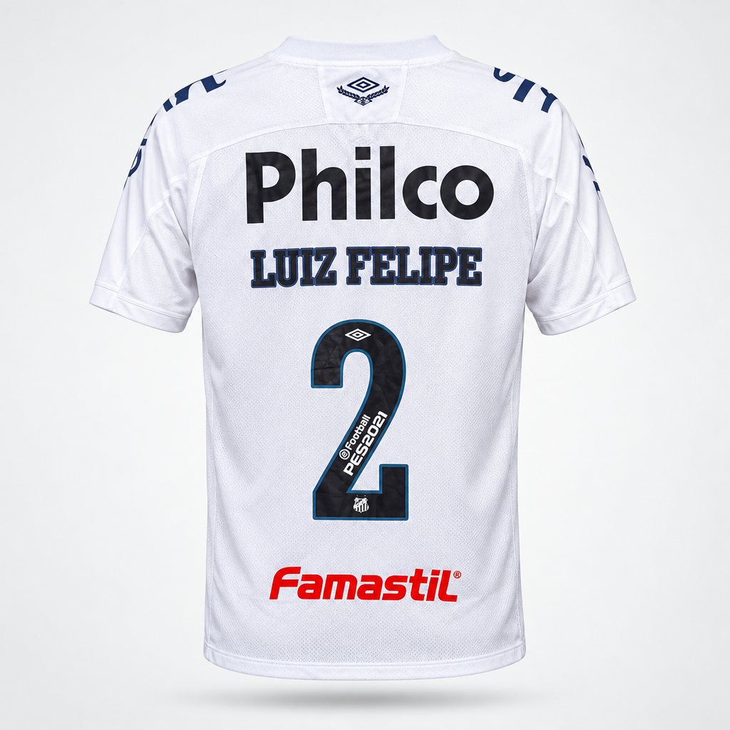 2020-2021 Santos HOME "Fortnite" Kit Soccer Jersey Football Shirt Umbro Medium Authentic