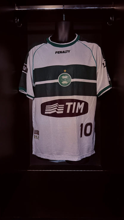 2001-2002 Coritiba HOME Kit Soccer Jersey Football Shirt Penalty Medium Authentic