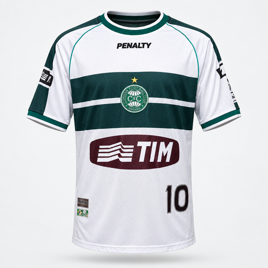 2001-2002 Coritiba HOME Kit Soccer Jersey Football Shirt Penalty Medium Authentic
