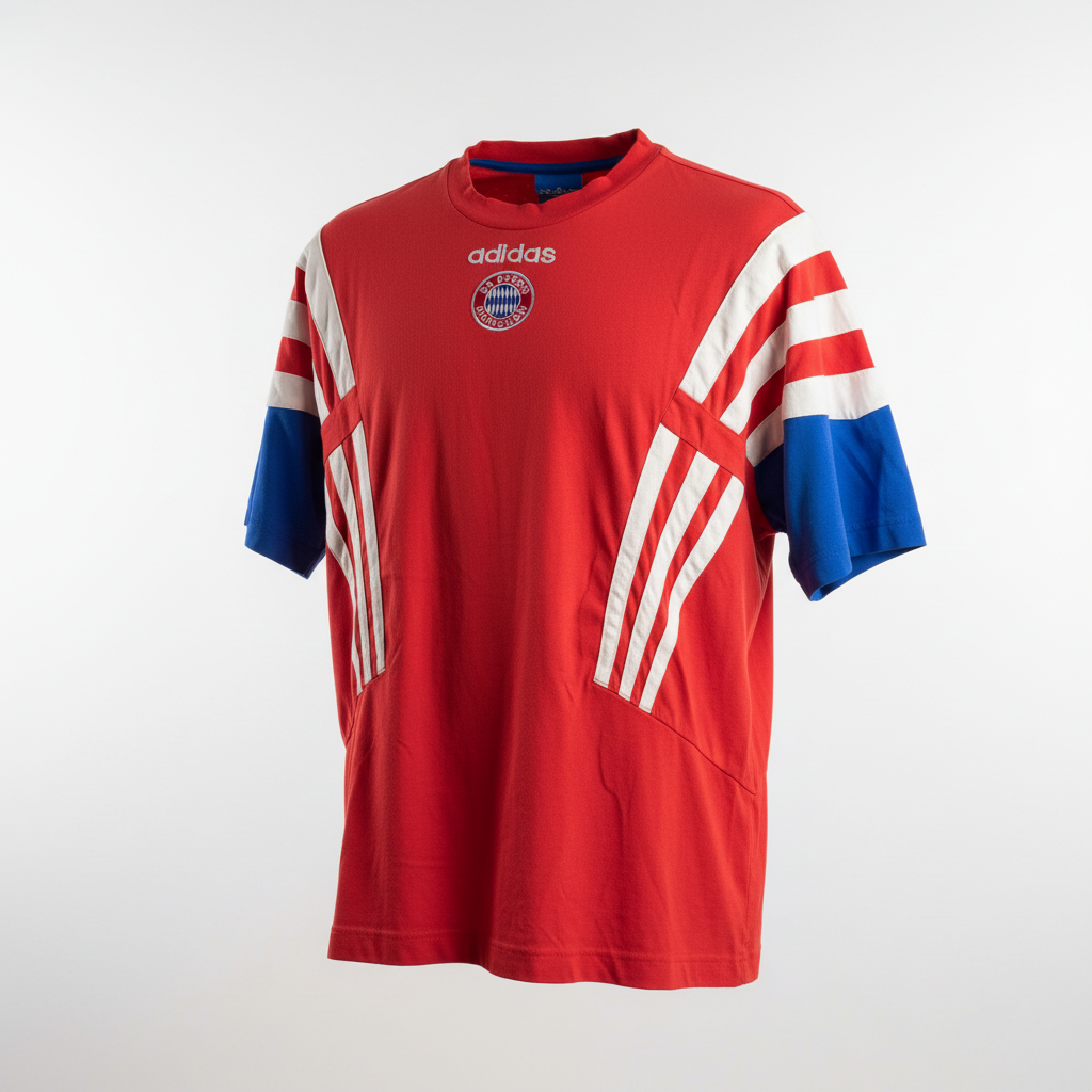 1995-1997 Bayern München TRAINING Kit Soccer Jersey Football Shirt adidas XL Authentic