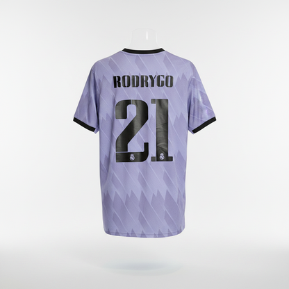 2022-2023 Real Madrid Rodrygo AWAY Kit Soccer Jersey Football Shirt adidas Large Authentic