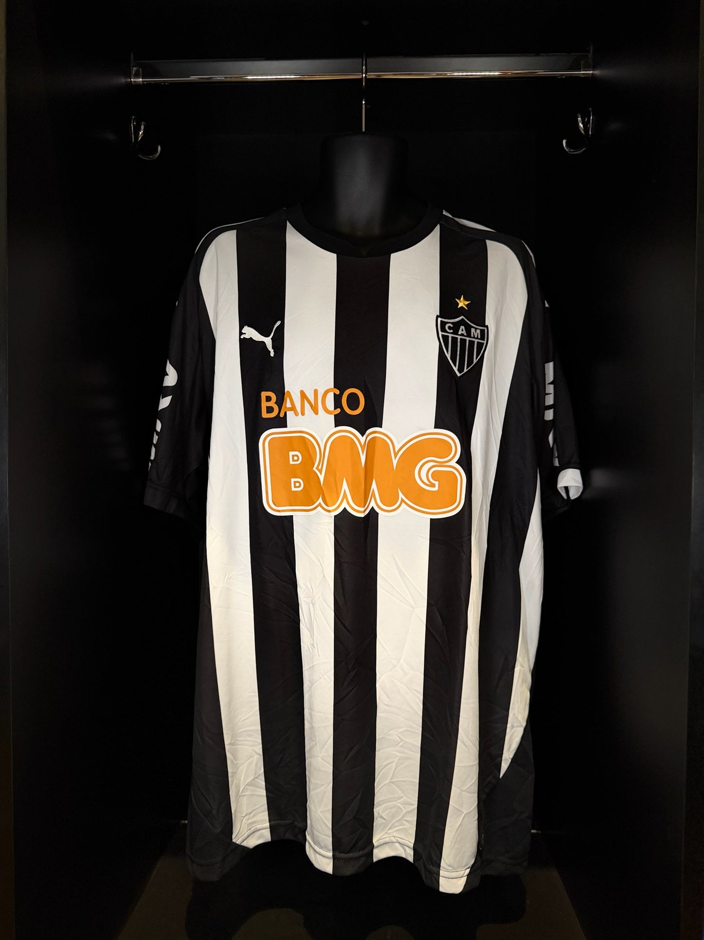 2014-2015 Atletico Mineiro Ronaldinho HOME Kit Soccer Jersey Football Shirt Puma 3XL Authentic
